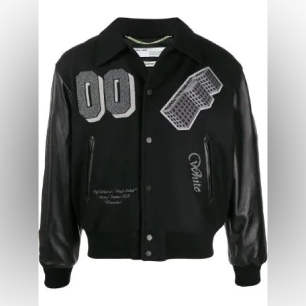 Off-White Golden Ratio varsity bomber jacket